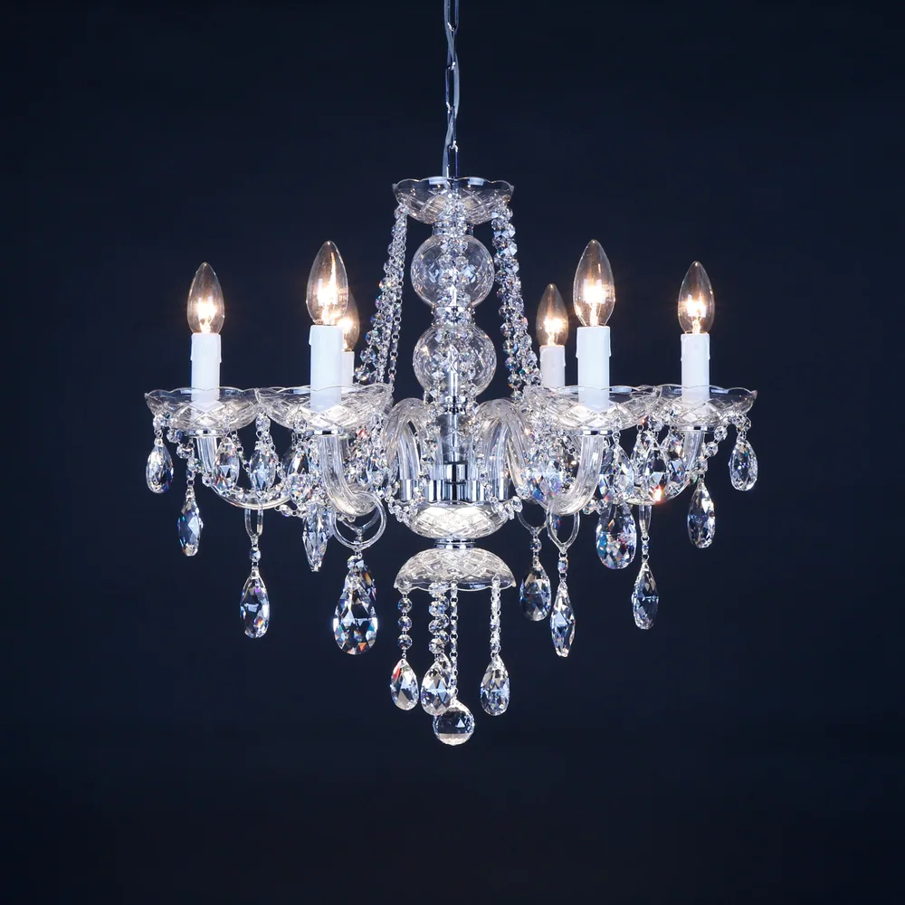 VERRE BRANCHE 6LIGHT 샹들리에